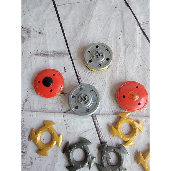 Lego Ninjago Spinner Lot Of 9 Bases And Tops - Picture 7 of 7